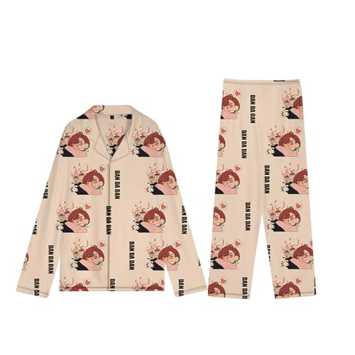 Zhongkaihua Anime Pyjama Dan Da Dan Ayase Momo/Okarun/Turbo Oma Cosplay Nachtwäsche Cute Cartoon Langarm Hose Pyjama Set Sommer Herbst Anime Pyjama Party Zhongkaihua Anime Pyjama Dan Da Dan Ayase Momo/Okarun/Turbo Oma Cosplay Nachtwäsche Cute Cartoon Langarm Hose Pyjama Set Sommer Herbst Anime Pyjama Party von Zhongkaihua