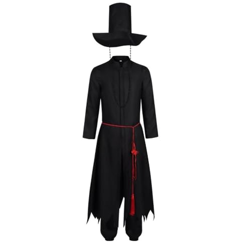 Zhongkaihua Anime Saja Cosplay Uniform Mantel Hemd Hose Hut Vollsets Halloween Comic-Con Karneval Rollenspiel Kostüm für Herren von Zhongkaihua