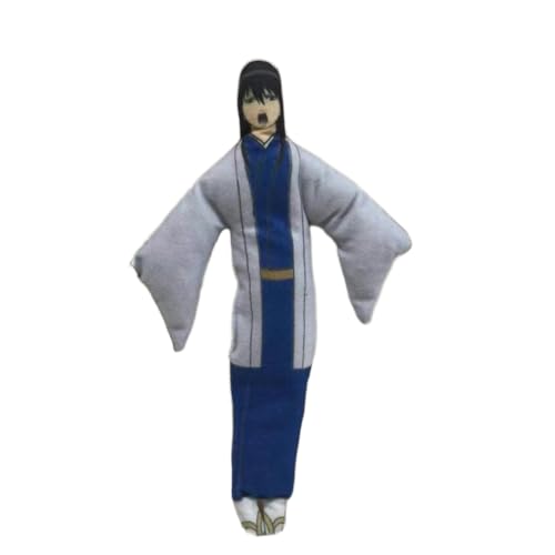 Zhongkaihua Anime Sakata Gintoki Plüsch, weich, Kagura/Hijikata, Toushirou, Figur, drehbar, eingebauter Draht, 26 cm, lustiger Kissenüberwurf, Sofa, Schlafzimmer, Heimdekoration von Zhongkaihua