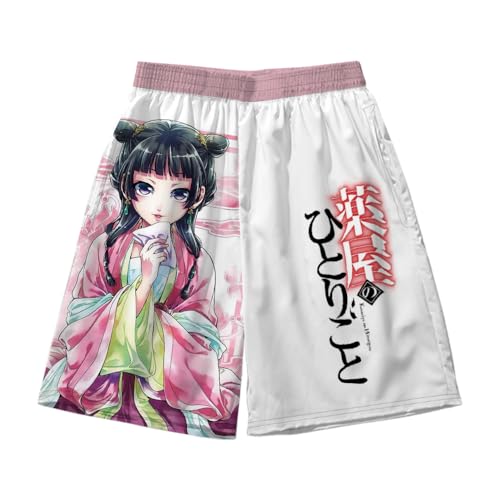 Zhongkaihua Anime-Shorts, Hose, Maomao/Jinshi-Druck, Strand-Shorts, lässig, locker, Sport, Laufen, Schwimmen, Basketball, Sweatpants Zhongkaihua Anime-Shorts, Hose, Maomao/Jinshi-Druck, Strand-Shorts, lässig, locker, Sport, Laufen, Schwimmen, Basketball, Sweatpants von Zhongkaihua