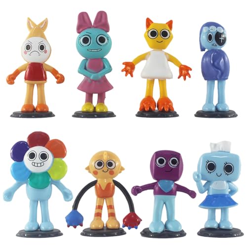 Zhongkaihua Anime-Spielfiguren-Set, bunt, Cartoon, niedliches Mini-Spiel-Actionfiguren-Modell, Kuchenaufsätze, Sammlerstücke, Dekorationen, Geschenke, 8–10 cm, PVC, 8 Stück Zhongkaihua Anime-Spielfiguren-Set, bunt, Cartoon, niedliches Mini-Spiel-Actionfiguren-Modell, Kuchenaufsätze, Sammlerstücke, Dekorationen, Geschenke, 8–10 cm, PVC, 8 Stück von Zhongkaihua