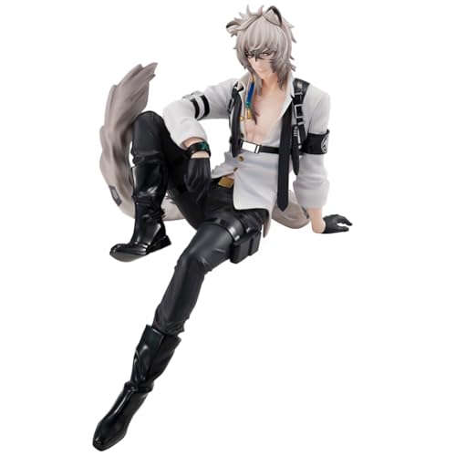 Zhongkaihua Arknights SilverAsh-Figur, 19 cm, Enciodes Silverash, Anime-PVC-Modell, Statue, Computertisch, Geburtstagsdekoration, Geschenk von Zhongkaihua