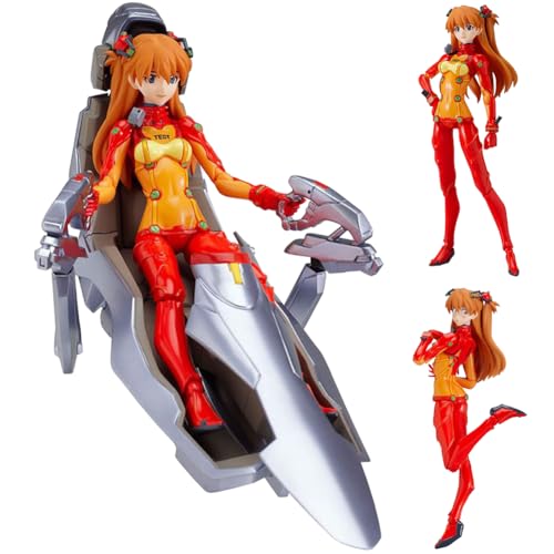 Zhongkaihua Asuka Langley Soryu Figur, Statue, Anime, bewegliche Actionfigur, Modell, Sammlerstücke, Desktop-Dekorationen, Geschenke, 14,5 cm, PVC Zhongkaihua Asuka Langley Soryu Figur, Statue, Anime, bewegliche Actionfigur, Modell, Sammlerstücke, Desktop-Dekorationen, Geschenke, 14,5 cm, PVC von Zhongkaihua