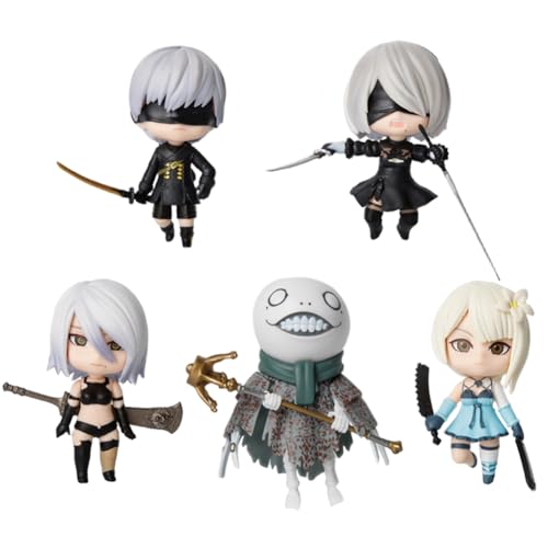 Zhongkaihua Automata 2B/9S/A2 Figuren Q Ver. Modell Actionfigur Cake Toppers Cute Anime Mini Figurine 5pcs Sets, 10cm Zhongkaihua Automata 2B/9S/A2 Figuren Q Ver. Modell Actionfigur Cake Toppers Cute Anime Mini Figurine 5pcs Sets, 10cm von Zhongkaihua