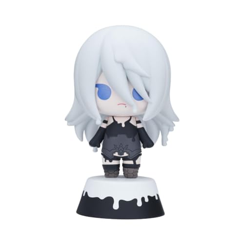 Zhongkaihua Automata A2 und Yorha 2B Game Action Figuren Q Ver. Niedliche Anime Minifigur 7,5 cm Anime Modell Statue Sammlerstück Desktop Ornamente von Zhongkaihua