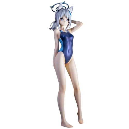 Zhongkaihua Blue Archive Sunaokami Shiroko Figur – 23 cm, blaue Badeanzug-Figur, PVC-Modell, Anime-Figur, Computertisch, Heimdekoration für Fans Zhongkaihua Blue Archive Sunaokami Shiroko Figur – 23 cm, blaue Badeanzug-Figur, PVC-Modell, Anime-Figur, Computertisch, Heimdekoration für Fans von Zhongkaihua