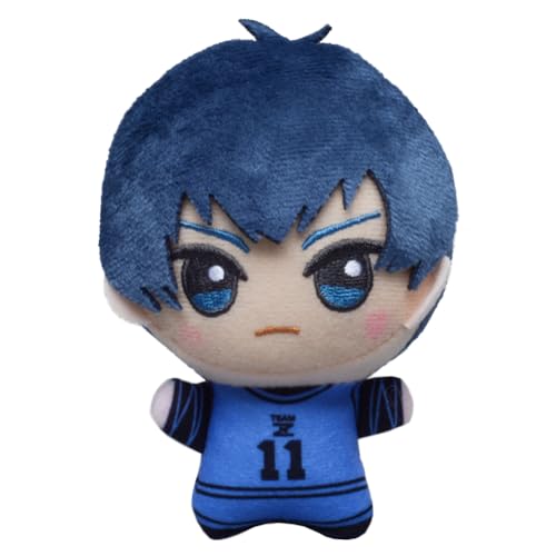 Zhongkaihua Blue Lock Plüsch, 11 cm, Isagi Yoichi, Anime, Cartoon, PP-Baumwolle, niedlich, weich, gefüllt, pelzig, Taschendekoration, Anhänger, Sammlerstück, Geschenk Zhongkaihua Blue Lock Plüsch, 11 cm, Isagi Yoichi, Anime, Cartoon, PP-Baumwolle, niedlich, weich, gefüllt, pelzig, Taschendekoration, Anhänger, Sammlerstück, Geschenk von Zhongkaihua
