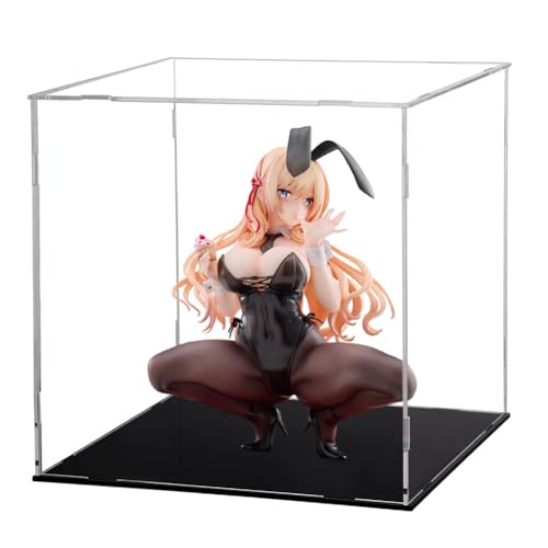 Zhongkaihua Bunny Girl-Chan Figur mit Acryl-Figur Aufbewahrungsbox, Anime-Statue, Modell-Kollektion, Tischdekoration, Geschenk von Zhongkaihua