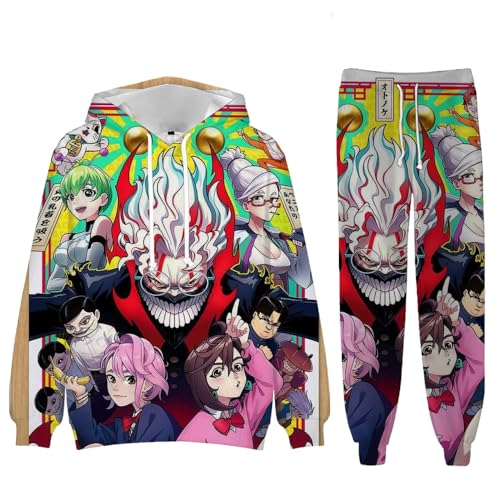 Zhongkaihua Dan Da Dan Hoodie und Sweatpants Set, 2-teilig, Ayase Momo/Turbo Okarun, Hoodie, Hose, Anime, Sweatshirts, Pullover, Kleidung, Herren, Damen, Uni Zhongkaihua Dan Da Dan Hoodie und Sweatpants Set, 2-teilig, Ayase Momo/Turbo Okarun, Hoodie, Hose, Anime, Sweatshirts, Pullover, Kleidung, Herren, Damen, Uni von Zhongkaihua