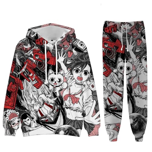 Zhongkaihua Dan Da Dan Hoodie und Sweatpants Set, 2-teilig, Ayase Momo/Turbo Okarun, Hoodie, Hose, Anime, Sweatshirts, Pullover, Kleidung, Herren, Damen, Uni Zhongkaihua Dan Da Dan Hoodie und Sweatpants Set, 2-teilig, Ayase Momo/Turbo Okarun, Hoodie, Hose, Anime, Sweatshirts, Pullover, Kleidung, Herren, Damen, Uni von Zhongkaihua