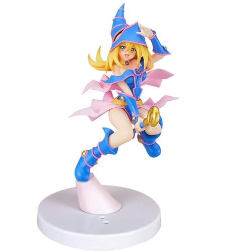 Zhongkaihua Dark Magician Girl-Figur, 16 cm, Pastell-Edition, Anime-Figurensammlung, Modellstatue, Desktop-Ornament, Geschenke für Fans von Zhongkaihua