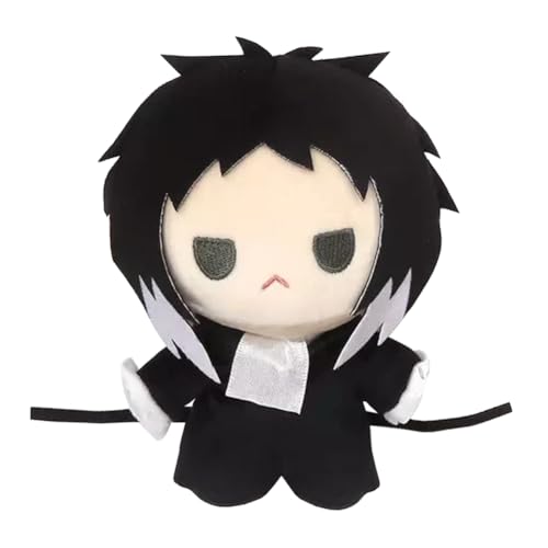 Zhongkaihua Dazai Osamu/Nakahara Chuuya Plüsch Ranpo/Atsushi BSD Figuren, weich, 20 cm, Cartoon-Überwurfkissen, Schlafzimmer, Heimdekoration, Ornamente, Geschenke von Zhongkaihua