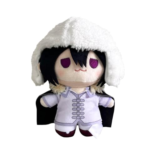 Zhongkaihua Dazai Osamu/Nakahara Chuuya Plüsch Ranpo/Atsushi BSD Figuren, weich, 20 cm, Cartoon-Überwurfkissen, Schlafzimmer, Heimdekoration, Ornamente, Geschenke von Zhongkaihua