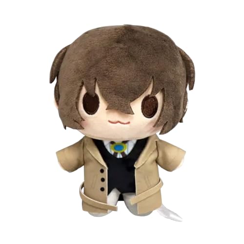 Zhongkaihua Dazai Osamu Plüschkissen-Anhänger Deocr Dazai Osamu Figur Plüsch Anime PP Baumwolle Autotasche Zuhause Tasche Schlüsselanhänger Dekoration Geschenk für Fans von Zhongkaihua