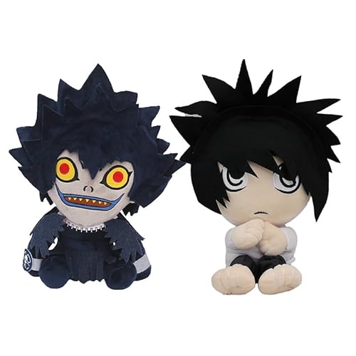 Zhongkaihua Death Note Kissen, 25 cm, Anime-Ryuuku-Kissen, Cartoon, niedlich, weich, Lawliet, L-Figur, gefülltes Kissen, Heimdekoration Zhongkaihua Death Note Kissen, 25 cm, Anime-Ryuuku-Kissen, Cartoon, niedlich, weich, Lawliet, L-Figur, gefülltes Kissen, Heimdekoration von Zhongkaihua