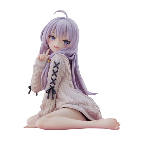 Zhongkaihua Elaina Figur Wandernde Hexe, die Reise von Elaina, 15 cm, sitzendes Modell, PVC-Statue, Sammlung, Ornamente, Schreibtischdekoration, Geschenke von Zhongkaihua