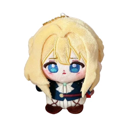 Zhongkaihua Evergarden-Figur aus Plüsch, weich, gefüllt, Violett, Evergarden-Figur, Schlüsselanhänger, Tasche, Rucksack, Dekoration, Sammlerstücke, Geschenke, 12 cm von Zhongkaihua