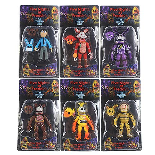 Zhongkaihua FNAF Figuren Bear/Bonnie/Chica/Fazbear/Foxy Action Figures Modell PVC FNAF Security Breach Figuren, Weihnachten Geburtstags Geschenke Zhongkaihua FNAF Figuren Bear/Bonnie/Chica/Fazbear/Foxy Action Figures Modell PVC FNAF Security Breach Figuren, Weihnachten Geburtstags Geschenke von Zhongkaihua