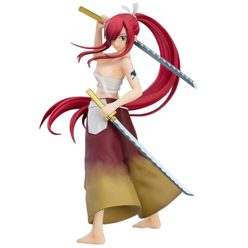 Zhongkaihua Fairy Tail Erza Scarlet Figur – 17 cm Doppelschwert-Version, Actionfigur, Anime-Peripherie, PVC-Statue, Heimschreibtisch, Ornament, Dekoration, Geschenk für Fans Zhongkaihua Fairy Tail Erza Scarlet Figur – 17 cm Doppelschwert-Version, Actionfigur, Anime-Peripherie, PVC-Statue, Heimschreibtisch, Ornament, Dekoration, Geschenk für Fans von Zhongkaihua