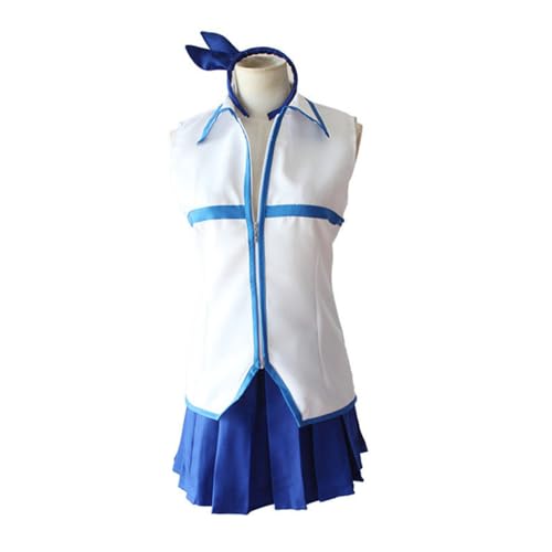 Zhongkaihua Fairy Tail Lucy Heartfilia Cosplay Outfit Anime Kostüm, Erwachsene Rollenspiel Outfit Karneval Halloween Party Karneval Uniform, S-XL von Zhongkaihua