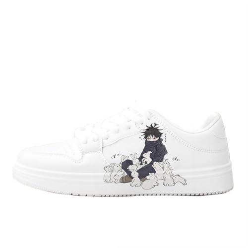 Zhongkaihua Fushiguro Megumi Schuhe Fushiguro Megumi Anime, lässiger Druck, hohe Oberseite, weiße Schuhe für Uni-Erwachsene, Teenager, Mode-Liebhaber, Sport-Sneaker Zhongkaihua Fushiguro Megumi Schuhe Fushiguro Megumi Anime, lässiger Druck, hohe Oberseite, weiße Schuhe für Uni-Erwachsene, Teenager, Mode-Liebhaber, Sport-Sneaker von Zhongkaihua