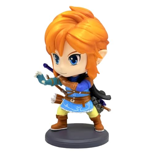 Zhongkaihua Game Character Link Actionfigur Q Ver.10 cm Anime Minifigur PVC Modell Sammlerstücke Statue von Zhongkaihua