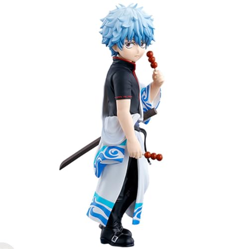 Zhongkaihua Gintoki Sakata Figur Anime Q Ver. Modell 13 cm, Sakata Gintoki Actionfigur Mini Statue Anime Sammelfigur Desktop Dekorationen Geschenke von Zhongkaihua
