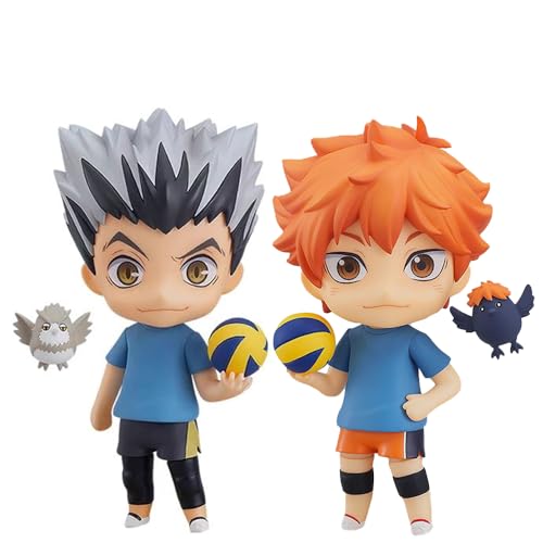 Zhongkaihua Haikyuu Anime Figuren Hinata Shoyo Figur Mini Statue Hinata Shoyo Actionfigur mit Zubehör Wechselbare Gesichter und Hände PVC Modell Desktop Ornamente Zhongkaihua Haikyuu Anime Figuren Hinata Shoyo Figur Mini Statue Hinata Shoyo Actionfigur mit Zubehör Wechselbare Gesichter und Hände PVC Modell Desktop Ornamente von Zhongkaihua