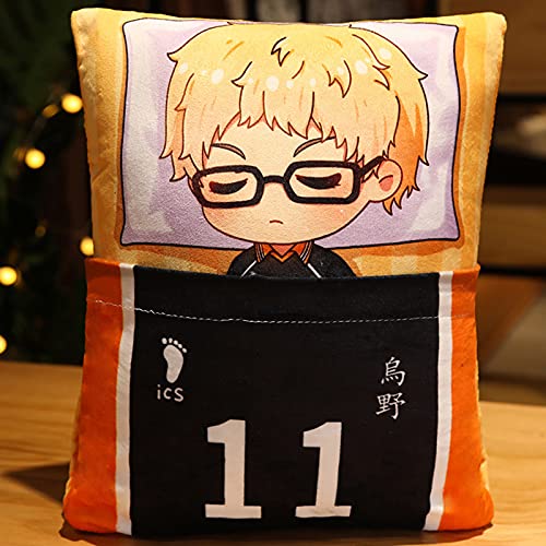Zhongkaihua Haikyuu Cartoon-Anime-Plüschfiguren, niedliches Kissen, 36 x 27 cm, Hinata Shouyou, Cosplay, weiche Stofftierpuppe, Dekoration, Zuhause, Schreibtisch, Sofa, kreatives Geschenk für Zhongkaihua Haikyuu Cartoon-Anime-Plüschfiguren, niedliches Kissen, 36 x 27 cm, Hinata Shouyou, Cosplay, weiche Stofftierpuppe, Dekoration, Zuhause, Schreibtisch, Sofa, kreatives Geschenk für von Zhongkaihua