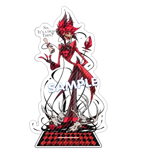 Zhongkaihua Hazbin Hotel Charlie Morningstar Lucifer Morningstar Acryl-Ständer-Figur, 15 cm, für Zuhause, Schreibtisch, stehendes Schild von Zhongkaihua