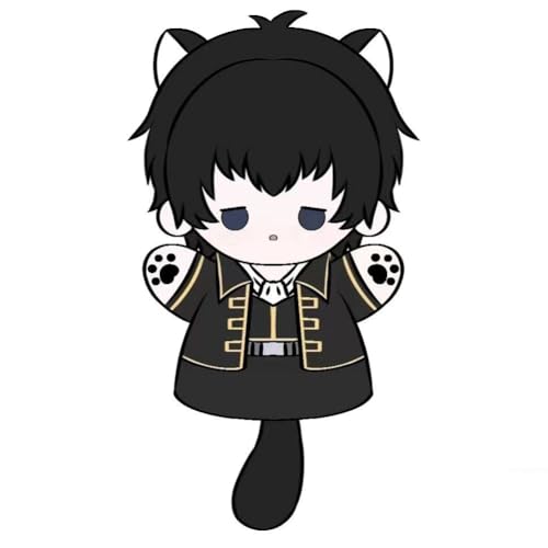 Zhongkaihua Hijikata Toushirou Plüschfigur 25 cm Plüsch Handpuppe Cosplay Anime PP Baumwolle Kissen weich gefüllte zottige Tasche Heimtextilien für Erwachsene von Zhongkaihua