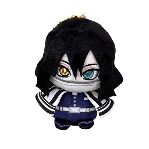 Zhongkaihua Iguro Obanai Anime Weichfigur Anhänger PP Baumwolle Füllung Anime-Figur für Rucksack, Fahrrad, Tasche von Zhongkaihua