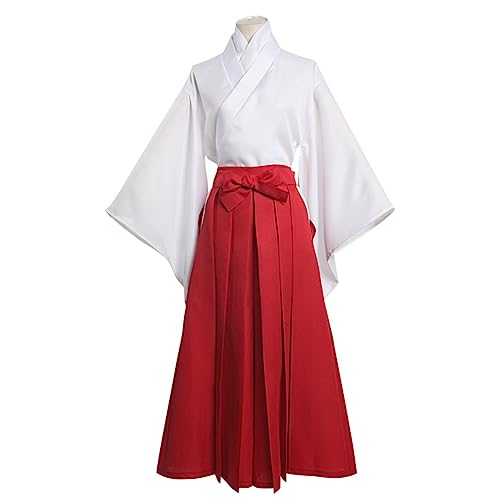 Zhongkaihua Iroi Utahime Cosplay Kostüm - Anime Iroi Utahime Kimono Wig Uniform Set mit Perücken Halloween Karneval Party für Kostüm Kinder und Erwachsene von Zhongkaihua
