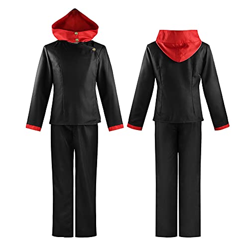 Zhongkaihua Itadori Yuji Cosplay Kostüm JJK Outfit Anzug Anime Schuluniform Komplettes Set Zubehör Halloween Zhongkaihua Itadori Yuji Cosplay Kostüm JJK Outfit Anzug Anime Schuluniform Komplettes Set Zubehör Halloween von Zhongkaihua