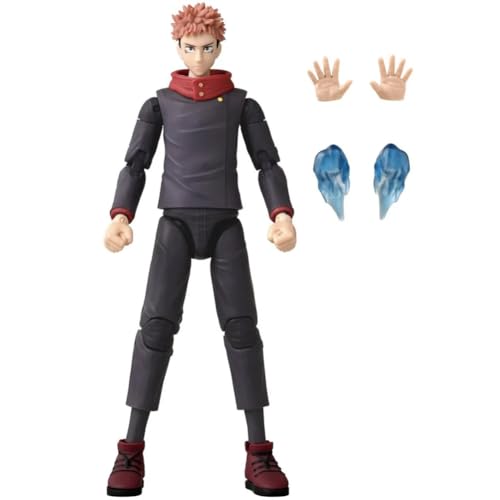Zhongkaihua JJK Figuren Itadori Yuji Figur 17CM PVC DIY Modell Statue JJK Action Figure Anime Beweglich Interchangeable Accessories Sammlungen Dekorationen Geschenke von Zhongkaihua