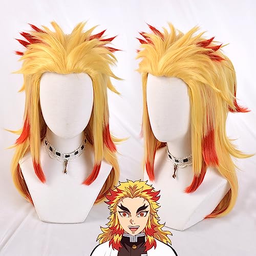 Zhongkaihua Japanischer Anime Cosplay Kostüm Tanjiro/Nezuko/Giyuu/Rengoku/Inosuke Cosplay Komplettset Outfits Perücke Halloween Karneval Festival für Kinder Erwachsene von Zhongkaihua