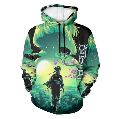 Zhongkaihua Jinshi/Maomao Hoodie Anime Sweatshirt 3D gedruckt Kleidung Herren Damen Uni Hoodies mit Kordelzug Langarm Geschenke von Zhongkaihua
