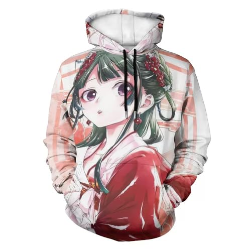 Zhongkaihua Jinshi/Maomao Hoodie Anime Sweatshirt 3D gedruckt Kleidung Herren Damen Uni Hoodies mit Kordelzug Langarm Geschenke von Zhongkaihua