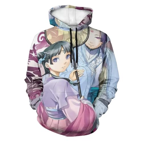 Zhongkaihua Jinshi/Maomao Hoodie Anime Sweatshirt 3D gedruckt Kleidung Herren Damen Uni Hoodies mit Kordelzug Langarm Geschenke von Zhongkaihua
