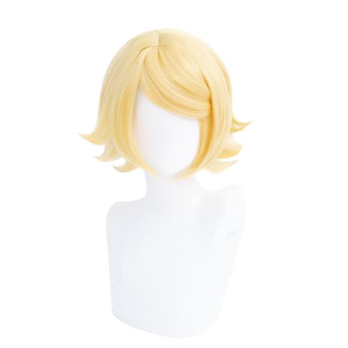 Zhongkaihua Kagamine Rin/Kagamine Len Cosplay Cosplay Kostüm Matrose Uniform Perücke Set Rollenspiel Halloween Anime Karneval Party Outfit für Fans von Zhongkaihua