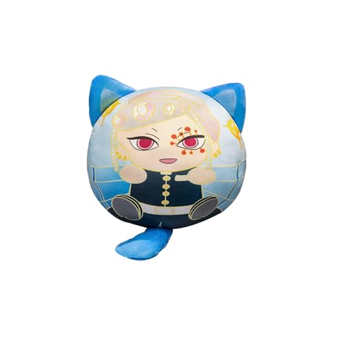 Zhongkaihua Kamado Tanjiro/Tomioka Giyuu Anime gefülltes Kissen weiche Figur Anhänger 12 cm niedlicher Cartoon-runder Stofftier hängende Ornamente für Rucksack von Zhongkaihua