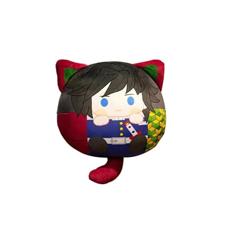 Zhongkaihua Kamado Tanjiro/Tomioka Giyuu Anime gefülltes Kissen weiche Figur Anhänger 12 cm niedlicher Cartoon-runder Stofftier hängende Ornamente für Rucksack Zhongkaihua Kamado Tanjiro/Tomioka Giyuu Anime gefülltes Kissen weiche Figur Anhänger 12 cm niedlicher Cartoon-runder Stofftier hängende Ornamente für Rucksack von Zhongkaihua