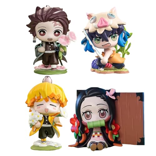 Zhongkaihua Kamado Tanjiro Figur Anime PVC Model Figurine Home Desk Auto Dekoration Ornament Geburtstagsgeschenk für Fans, 3,9 Zoll (10 cm) von Zhongkaihua