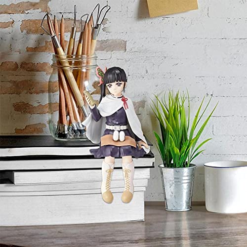 Zhongkaihua Kamado Tanjiro Kamado Nezuko Figur Sitzend Anime 15CM PVC Modell Statue Actionfiguren Sammlung Weihnachten Zuhause Schreibtisch Geburtstag Ornament Für Fans von Zhongkaihua