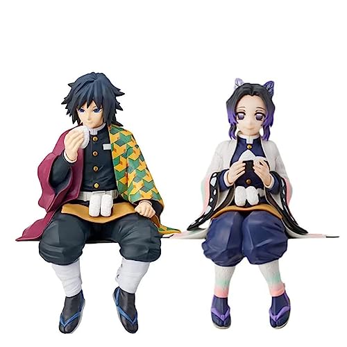 Zhongkaihua Kamado Tanjiro Kamado Nezuko Figur Sitzend Anime 15CM PVC Modell Statue Actionfiguren Sammlung Weihnachten Zuhause Schreibtisch Geburtstag Ornament Für Fans von Zhongkaihua