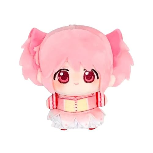 Zhongkaihua KanameMadoka Plüschfigur-Kissenanhänger, 10 cm, KanameMadoka-Spiel, PP-Baumwolle, weich, gefüllt, pelzig, Auto-Schlüsselanhänger, Tasche, Heimdekoration, Sofa-Dekoration von Zhongkaihua