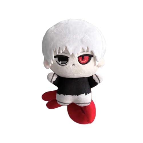 Zhongkaihua Kaneki Ken Anhänger, Plüsch, Anime-Kissen, gefüllte PP-Baumwolle, Kaneki-Ken, Autotasche, Schlüsselanhänger, Dekoration, Anhänger, Ornament für Fans, 10 cm von Zhongkaihua