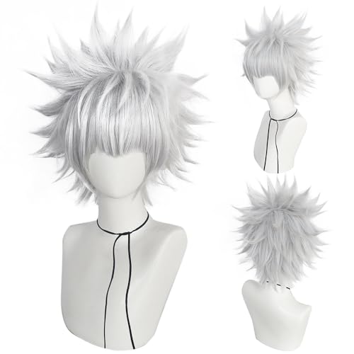 Zhongkaihua Killua Zoldyck Cosplay-Kostüm mit Perücke, Bühne, Anime, Rollenspiel, Halloween, Party-Outfit, komplettes Set für Fans, Geschenke Zhongkaihua Killua Zoldyck Cosplay-Kostüm mit Perücke, Bühne, Anime, Rollenspiel, Halloween, Party-Outfit, komplettes Set für Fans, Geschenke von Zhongkaihua