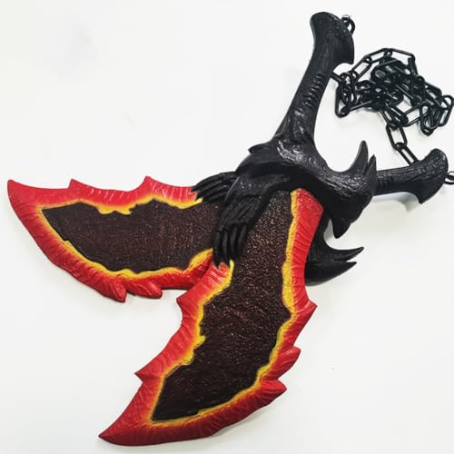 Zhongkaihua Kratos Cosplay Kratos Prop Blades of Chaos Cosplay Prop 45CM Stage Adult Role Play Prop, for Halloween Anime Game Medieval Party Decoration von Zhongkaihua