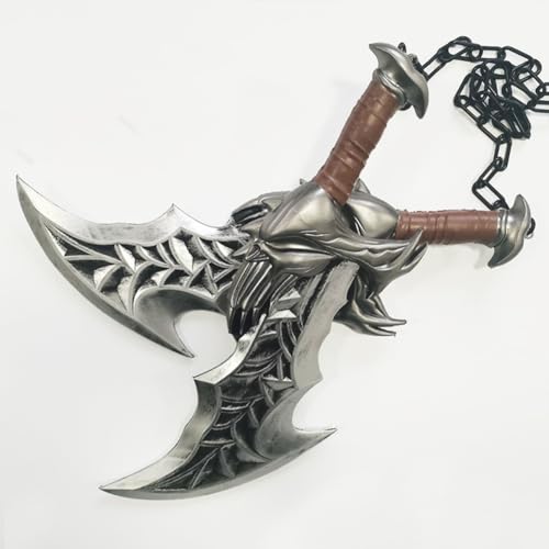 Zhongkaihua Kratos Cosplay Kratos Prop Blades of Chaos Cosplay Prop 45CM Stage Adult Role Play Prop, for Halloween Anime Game Medieval Party Decoration von Zhongkaihua